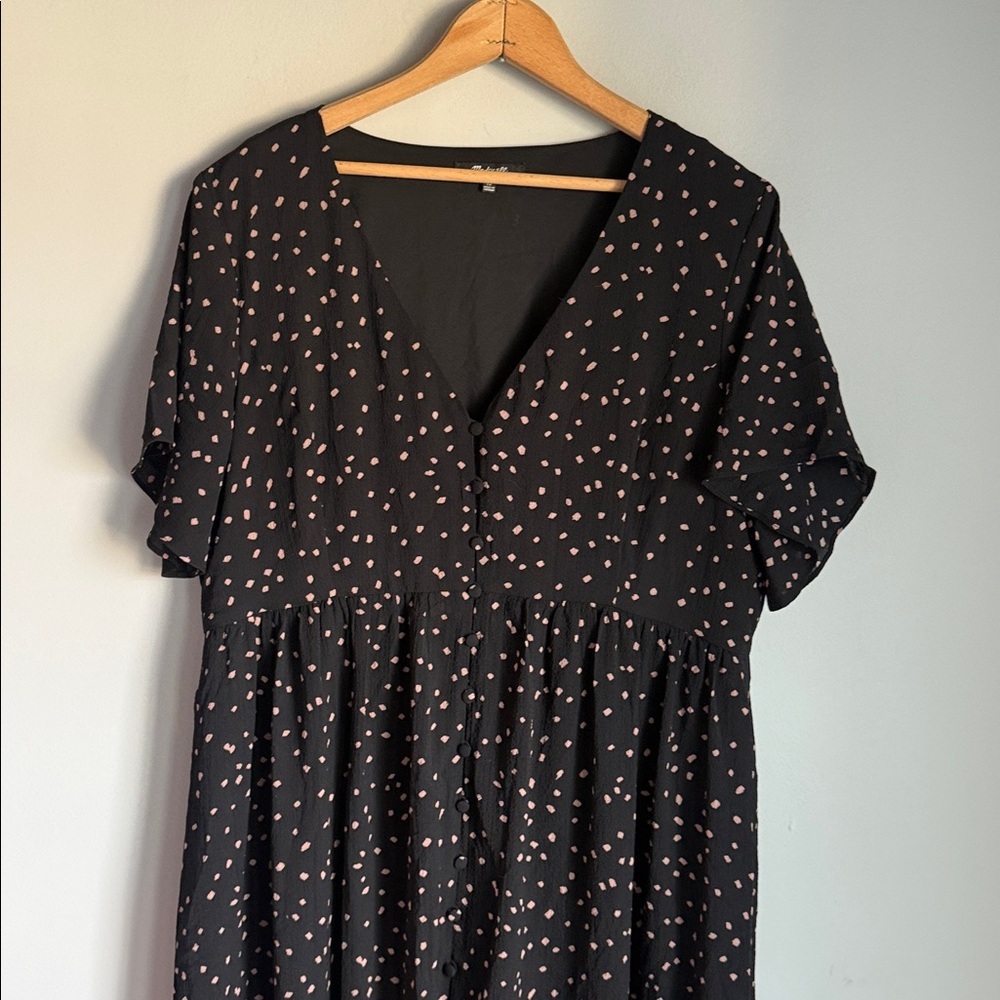 Madewell Flutter-Sleeve Button Front Midi Dress 12 - image 6